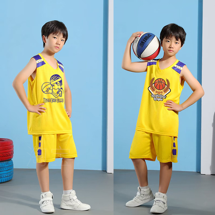 儿童篮球服套装定制夏令营中小学生球衣男女童青少年训练营篮队服