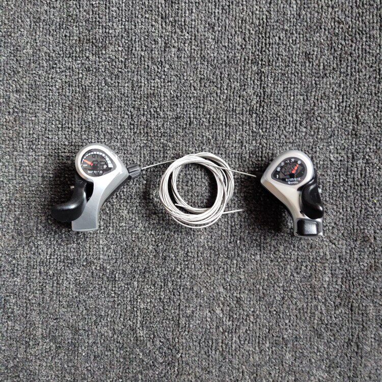 shimano禧玛诺tx50 3*6 18速分体指拨3*7 21速变速手柄山地车变把