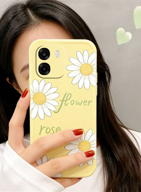 适用于OPPOA6SPRO爆款手机壳oppoA6GT时尚潮流a6i软胶小雏菊A6S唯美黄色花朵图案保护套2026新款软壳