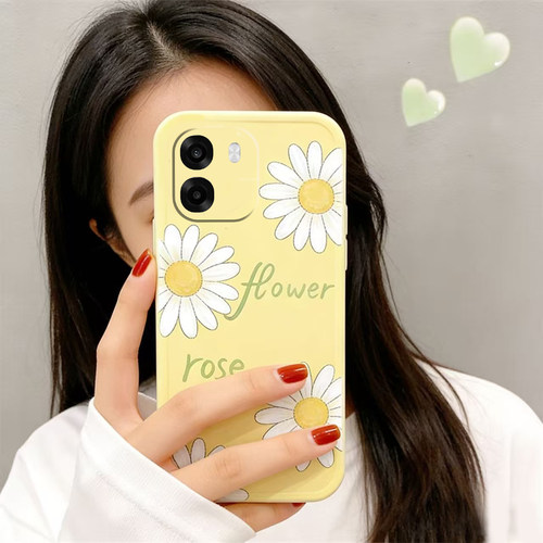 适用于OPPOA6SPRO爆款手机壳oppoA6GT时尚潮流a6i软胶小雏菊A6S唯美黄色花朵图案保护套2026新款软壳