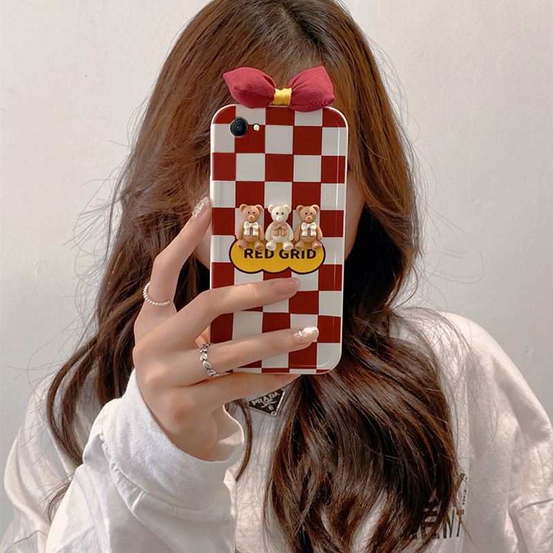 a3手机壳个性女防硅胶立体公仔