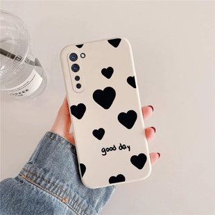 适用于OPPO Reno3手机壳创意 Reno3 元气版 5G保护套防摔少女