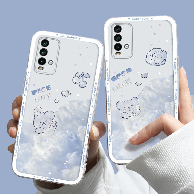 适用于小米红米note9 4g版手机壳瞌睡小熊redmi note9 5g版女超薄