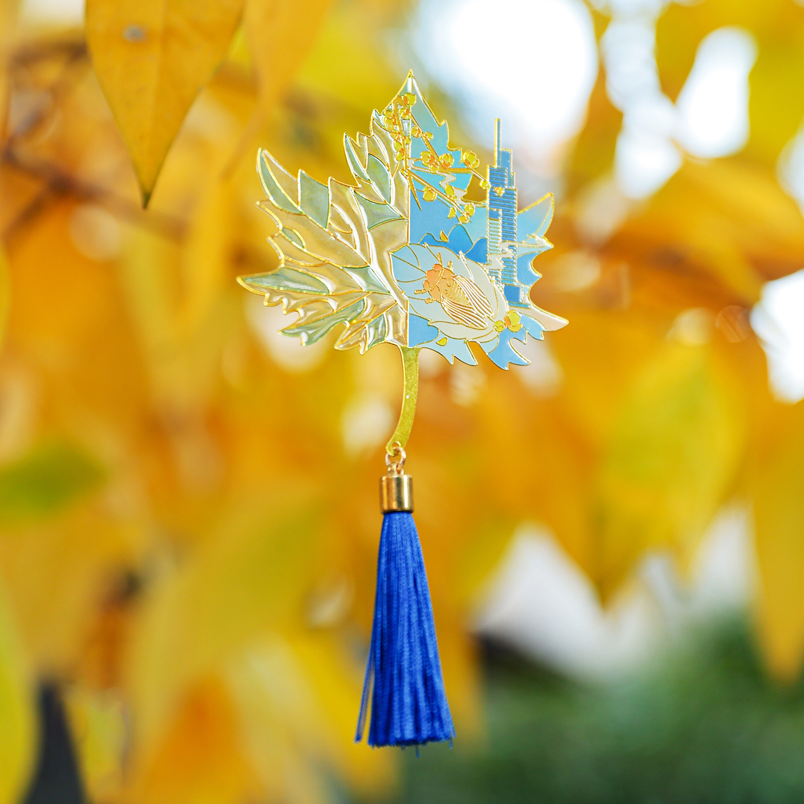 南京文创金属透光AR书签博物馆景区创意礼品送人纪念品两用冰箱贴