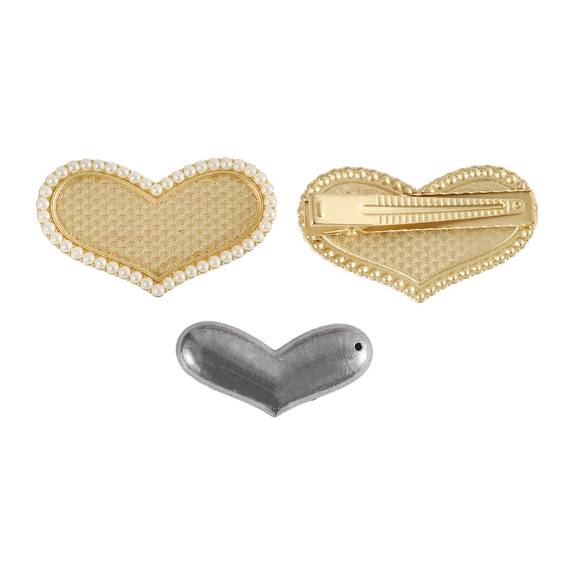 宋锦diy发夹布艺底胚手作