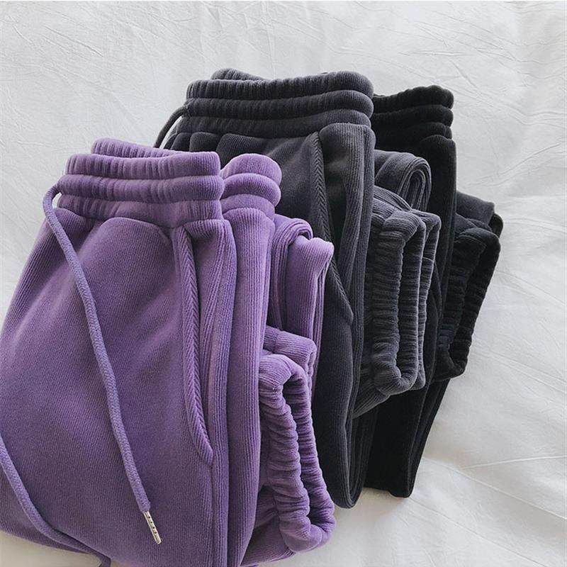 678(米呢复合真超)运动裤女秋冬加绒加厚束脚裤阔腿休闲保暖卫,女装/女士精品,卫裤,淘宝优惠券,粉丝福利购,淘宝优惠卷