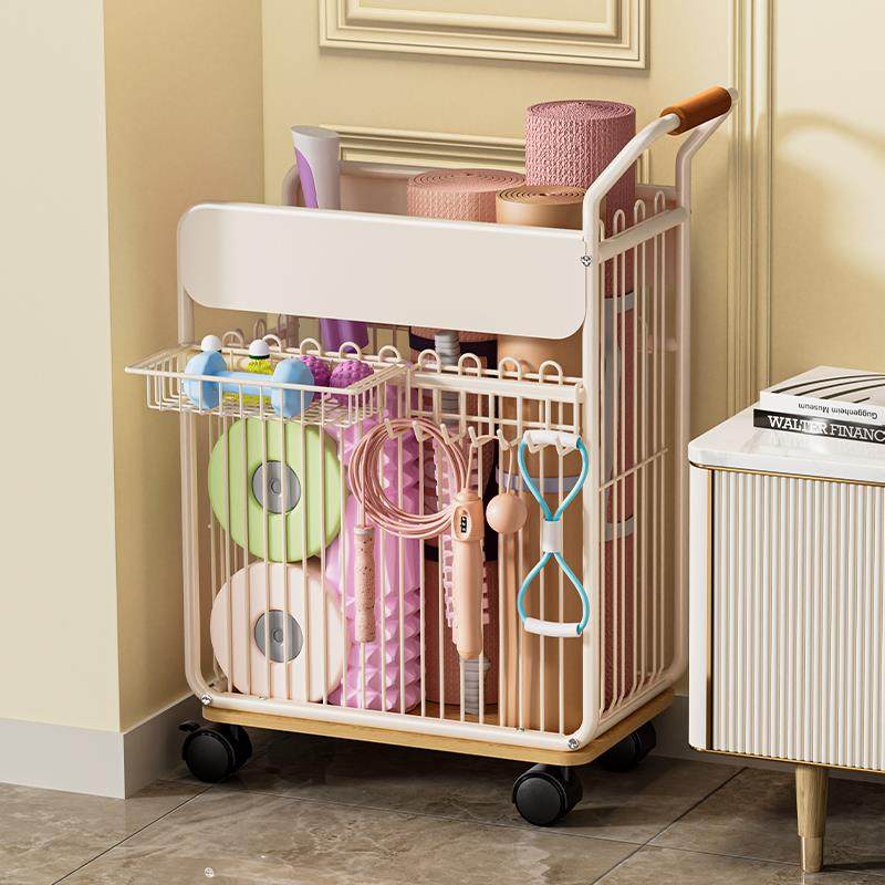 瑜伽收纳筐健身器材置物架家用可移动运动器械收纳篮球置物架,收纳整理,运动器材收纳用具,淘宝优惠券,粉丝福利购,淘宝优惠卷