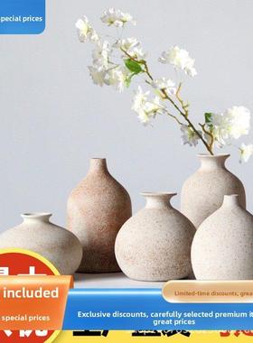 景德镇陶瓷覆古手工粗陶花器皿家居装饰工艺饰品花瓶禅宗风格