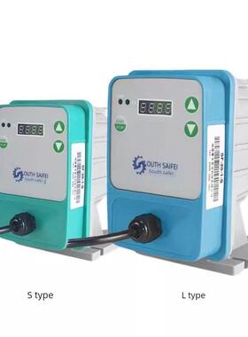 南司飞隔膜计量泵电磁泵电动可调耐酸耐碱工业污水Ph值加药装置