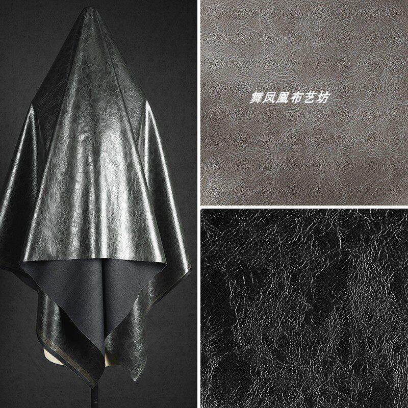 黑色灰色PU皮料布料 掌纹乱纹肌理皮衣防水无弹软包人造皮革面料,居家布艺,海绵垫/布料/面料/手工diy,淘宝优惠券,粉丝福利购,淘宝优惠卷