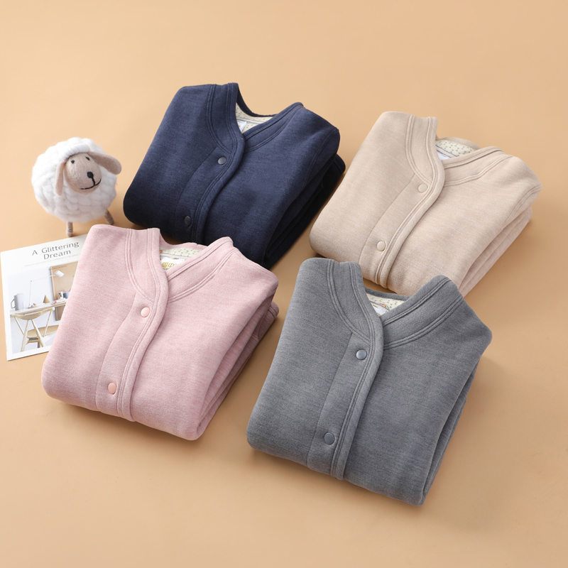 100%绵羊毛儿童保暖棉衣校服神器