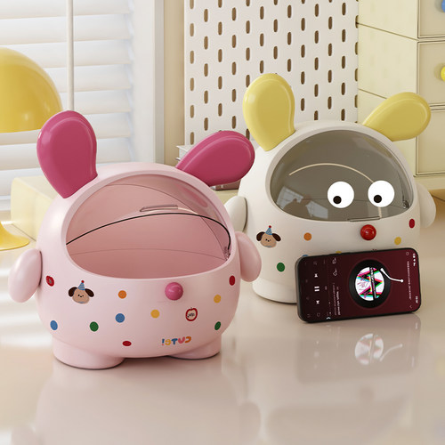 大敞口设计桌面垃圾桶