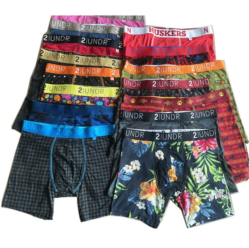 意大利潮流印花防磨健身运动平角