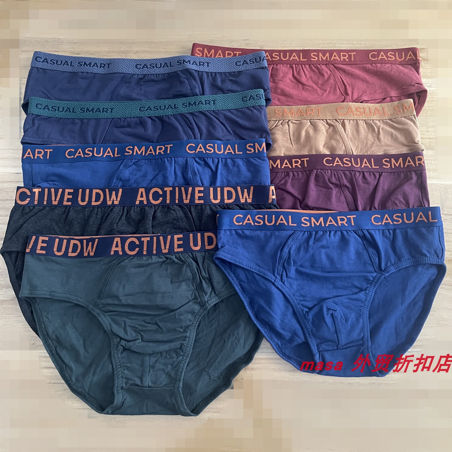 出口舒适纯棉男士三角裤