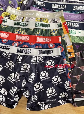 外贸出口内裤男士吸汗透气速干运动大码平角裤加肥加大印花四角裤