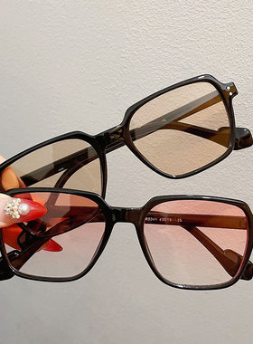 茶色墨镜女高级感ins防紫外线男