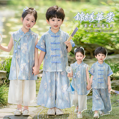 六一儿童合唱国学服朗诵演出汉服