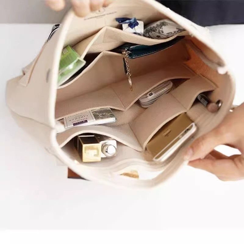 大容量包中包收纳袋化妆包多口袋多功能手提十六格内胆整理包撑