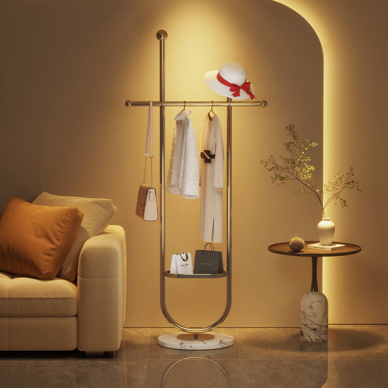 闲鱼二手市场挂衣架落地衣帽架家用卧室空间利用神器房间不占轻奢