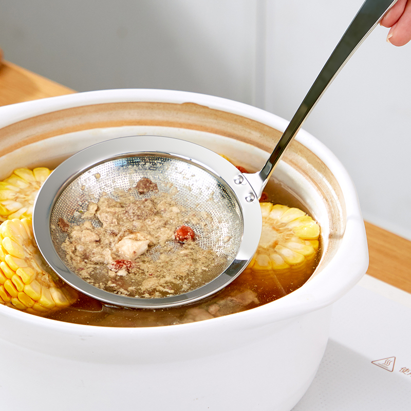 打沫漏勺细网会火锅网筛肉沫勺