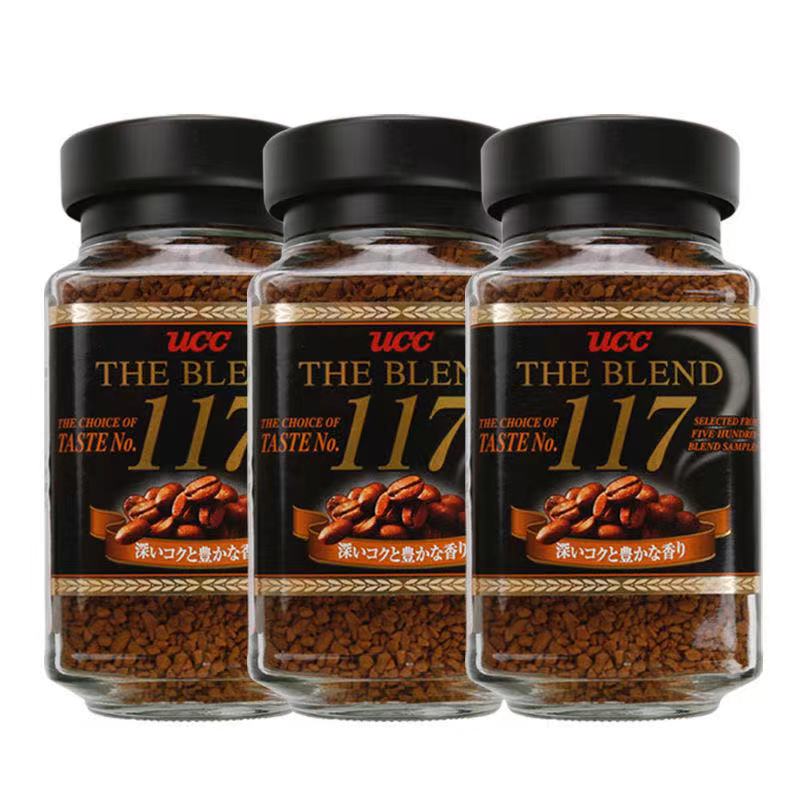日本进口 ucc117速溶咖啡粉90克