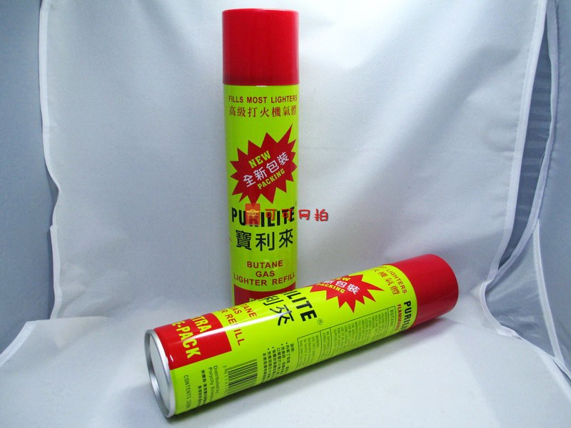 韩国宝利来打火机气体300ML进口