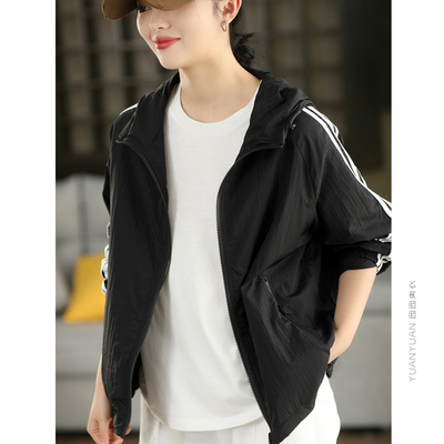 两面穿连帽夹克外套开衫上衣