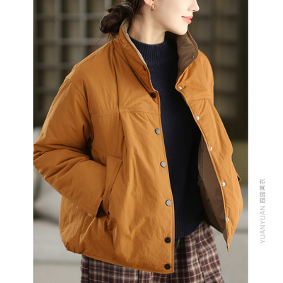 夹棉保暖棉袄加厚棉衣外套