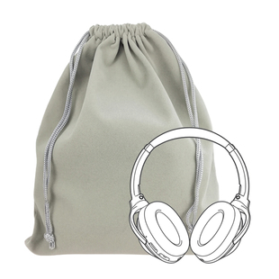 头戴式耳机收纳袋 绒布收纳包加大超大耳机包AKG索尼拜亚动力适用