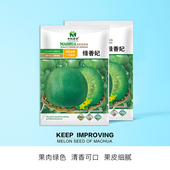 中科茂华绿香妃甜瓜种子冰糖翡翠绿宝石南韩绿宝超甜绿翠玉香瓜