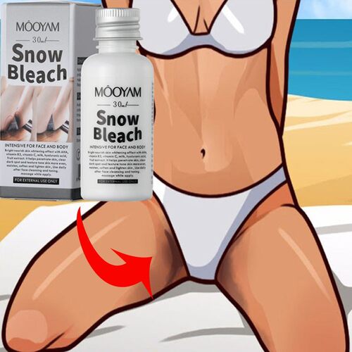 雪白私密乳霜提亮腋下大腿内侧亮肤祛黑霜snow bleach cream