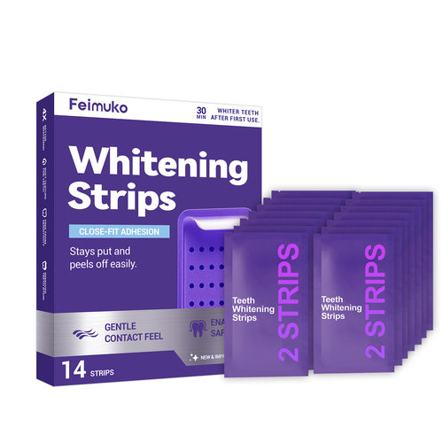 Feimuko紫色亮泽护理牙贴  Purple Glitter Dental Care Patch