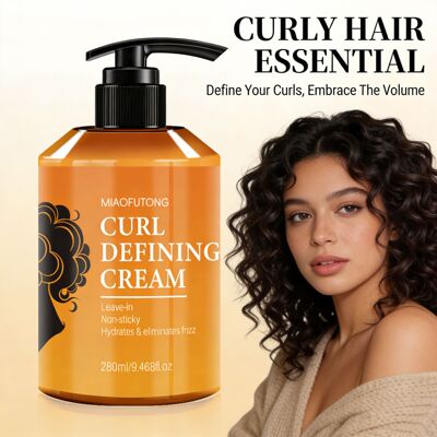 Curly Hair Styling Curling Cream Moisturizing Care 弹力素
