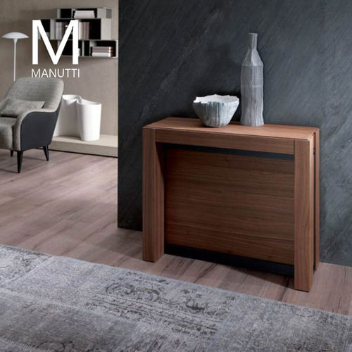 实木餐桌罗昂长方形伸缩小户型