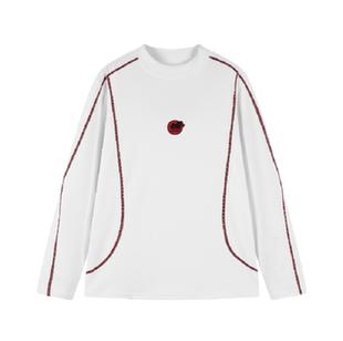 【林叔推荐】新款宽松百搭休闲圆领刺绣上衣1600