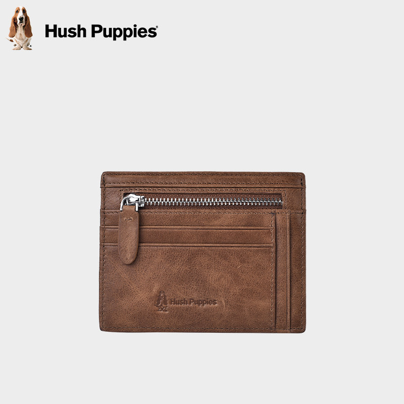 暇步士真皮卡包2025新款时尚复古卡其色男士钱夹头层牛皮票夹钱包,箱包皮具/热销女包/男包,卡包,淘宝优惠券,粉丝福利购,淘宝优惠卷