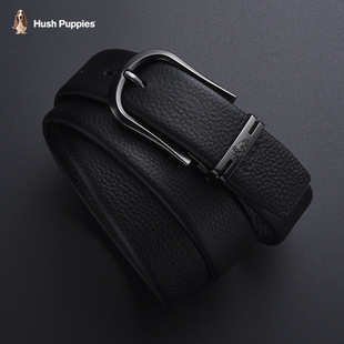 带真皮商务腰带男士 裤 腰带 针扣牛皮商务休闲男款 暇步士皮带男时尚