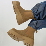 XZ110-251522#英伦风厚底马丁靴增高切尔西靴工装风短靴P130，男装工装外套，星座110