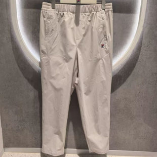 F11M528805F 休闲运动透气梭织长裤 FILA斐乐2025年夏新款 男裤