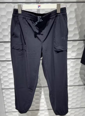 斐乐Fila正品25夏秋新款男裤运动休闲针织速干长裤F11M539606F