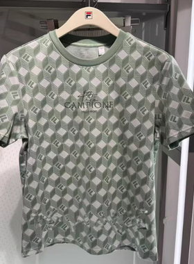 FILA斐乐2025夏新款男装运动休闲针织短袖POLO衫T恤F11M528115F