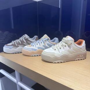 FILA 斐乐女鞋ROSETTA摩登板鞋2025秋款斑斓鞋休闲鞋F12W431204F