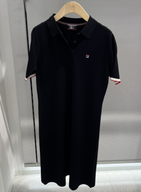 FILA 斐乐2026年夏秋季新款女子连衣裙POLO编织裙F61W523307A