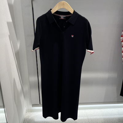 新款女子连衣裙POLO编织裙