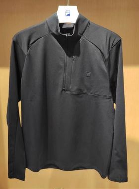 FILA斐乐男装 2025年春新款专业运动休闲针织长袖衫T恤A11M417201