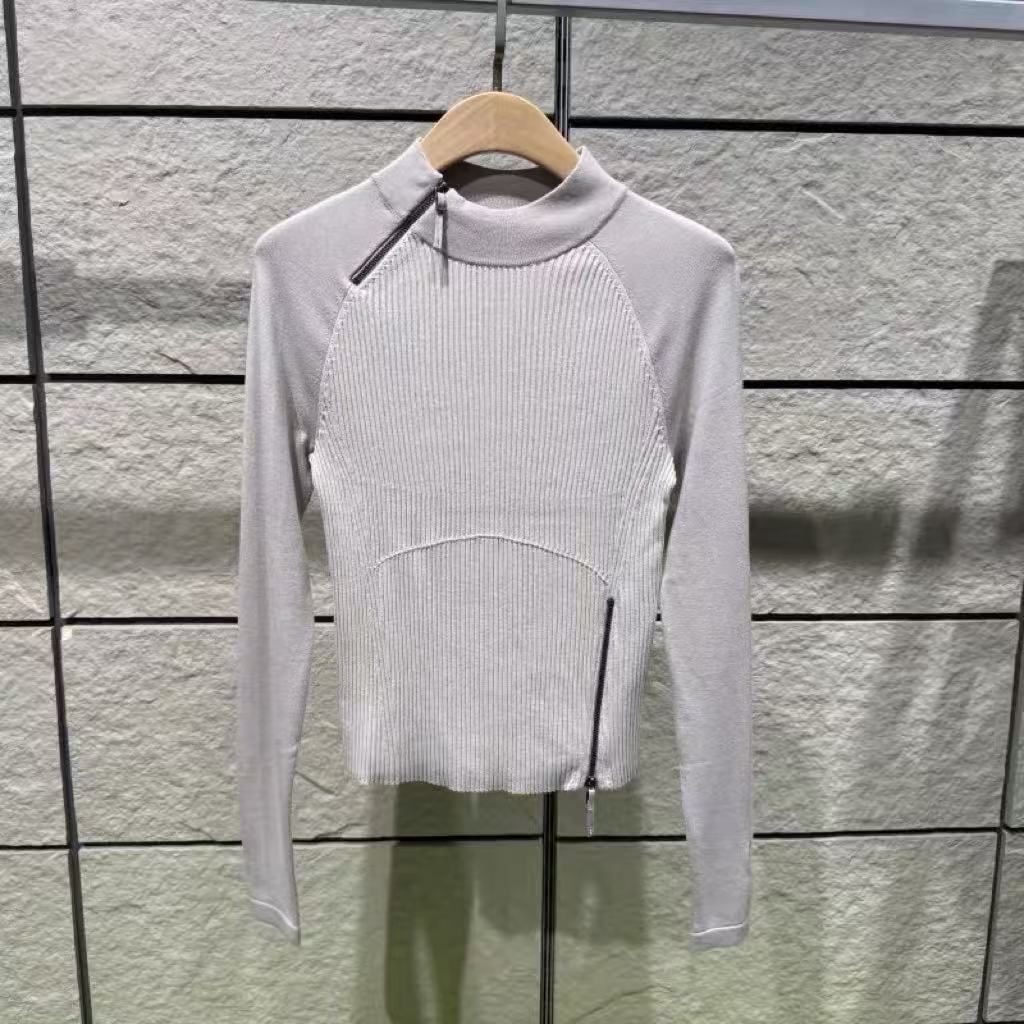 女装冬季新款运动休闲修身编织衫