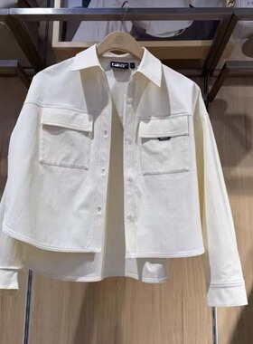 FILA斐乐2026年春季新款女子时尚梭织百搭宽松长袖衫F11W613706