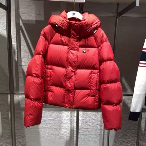 女子休闲运动连帽保暖羽绒服