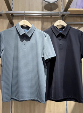 FILA斐乐2025夏新款男装休闲运动针织短袖T恤POLO衫F11M522104F