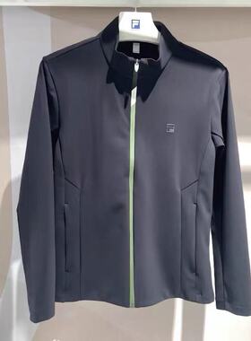 FILA斐乐2025年男装冬新款高尔夫系列绒里针织长袖外套A11M545501